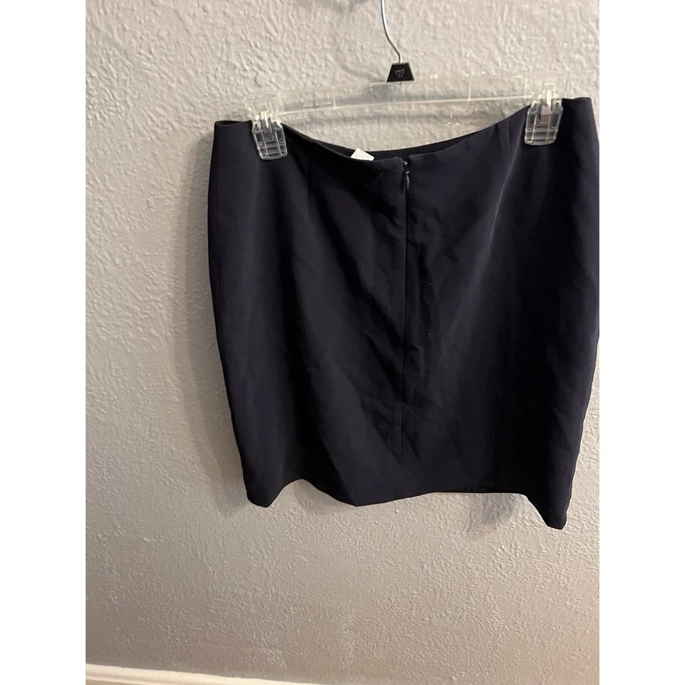 Women's‎ Navy Midi Skirt Petite Sophisticate Size 10P